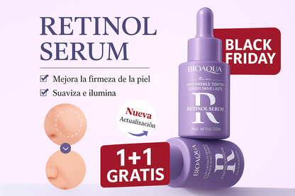 Sérum Facial Antiarrugas BIOAQUA – Retinol + Ácido Hialurónico