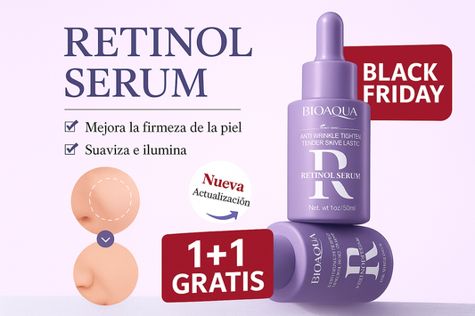 Sérum Facial Antiarrugas BIOAQUA – Retinol + Ácido Hialurónico
